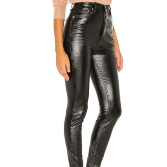 Free People Phoenix Liquid Coated Skinny Jean NWT - Picture 3 of 8